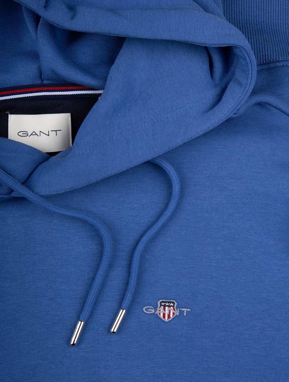 Regular Fit Shield Hoodie Rich Blue