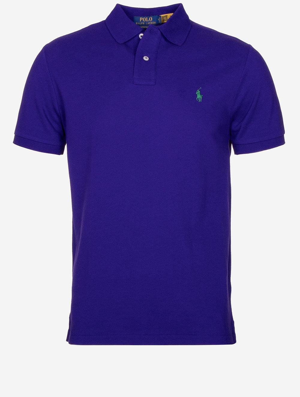 Custom Slim Fit Mesh Polo Shirt Purple