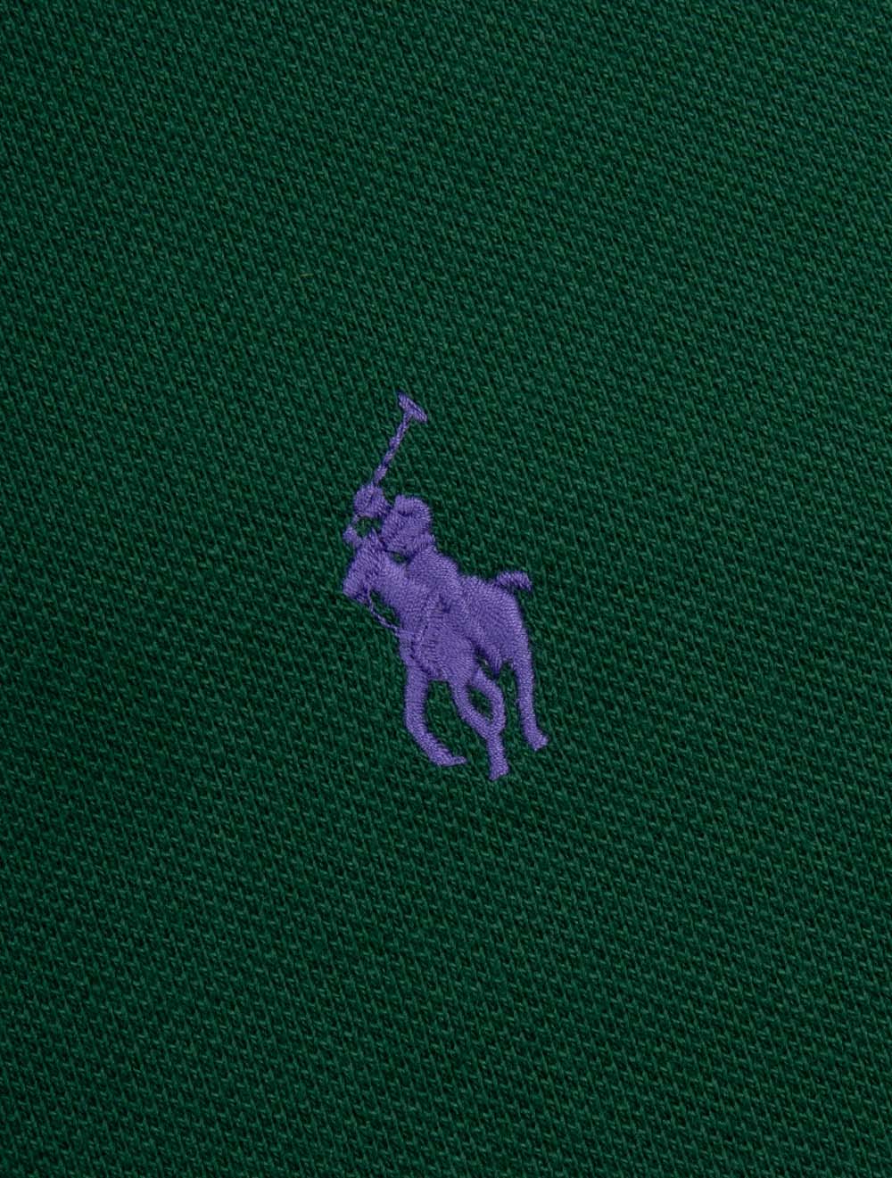 Custom Slim Fit Mesh Polo Shirt Outback Green