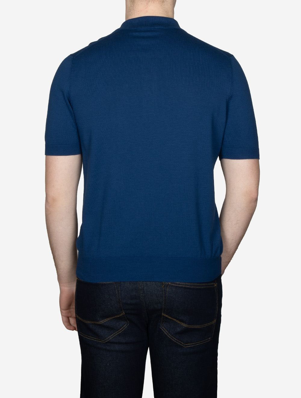 Tennis Cotton Polo Navy