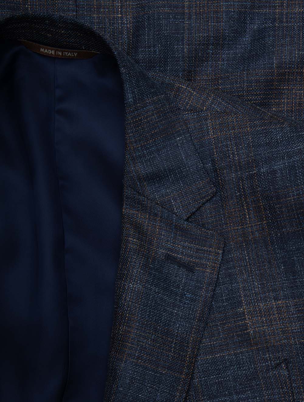 WSL Subtle Check Jacket Blue