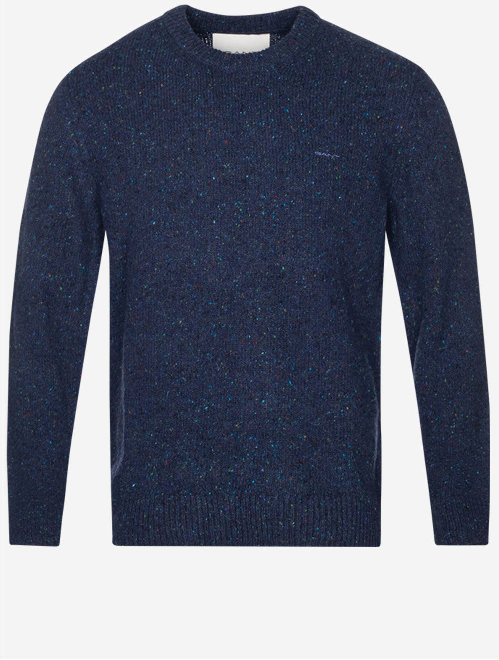 Gant Wool Neps Crew Neck Evening Blue MI