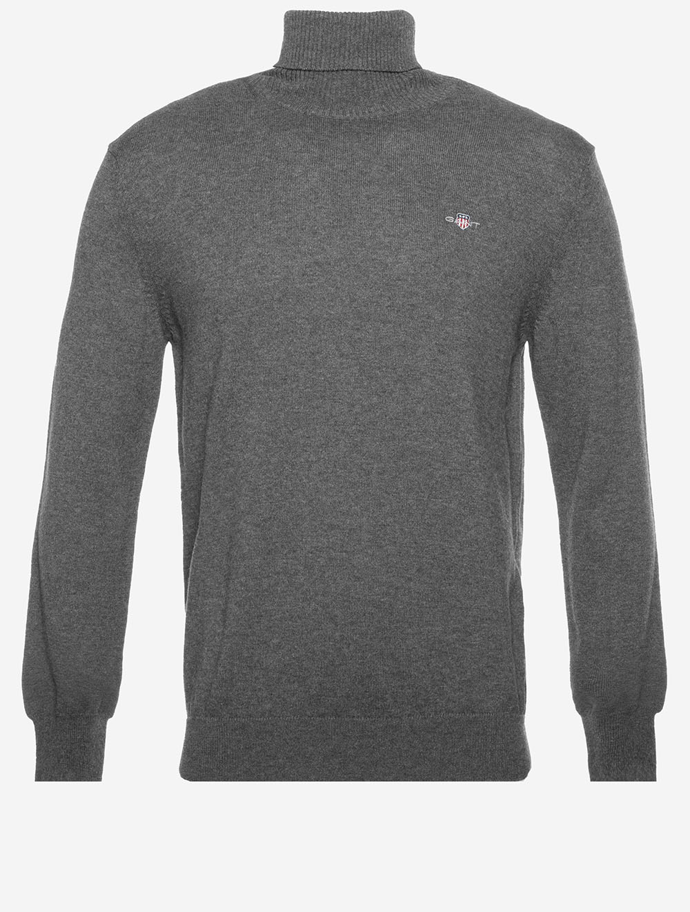 Gant Cotton Wool Rollneck Dark Grey Melange MI