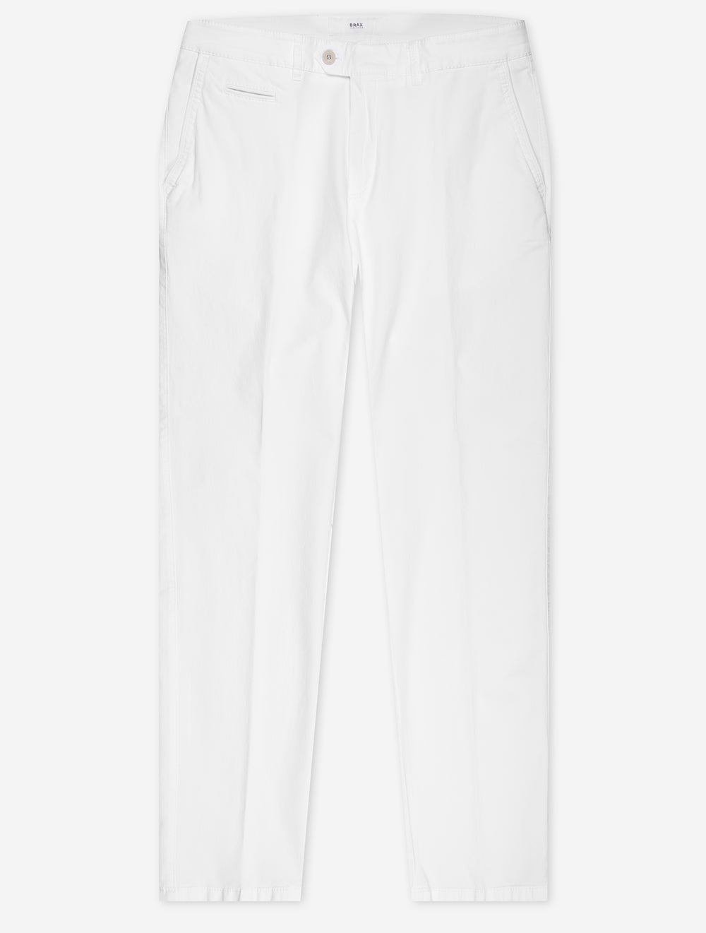 Brax White Everest Cotton Chino MI