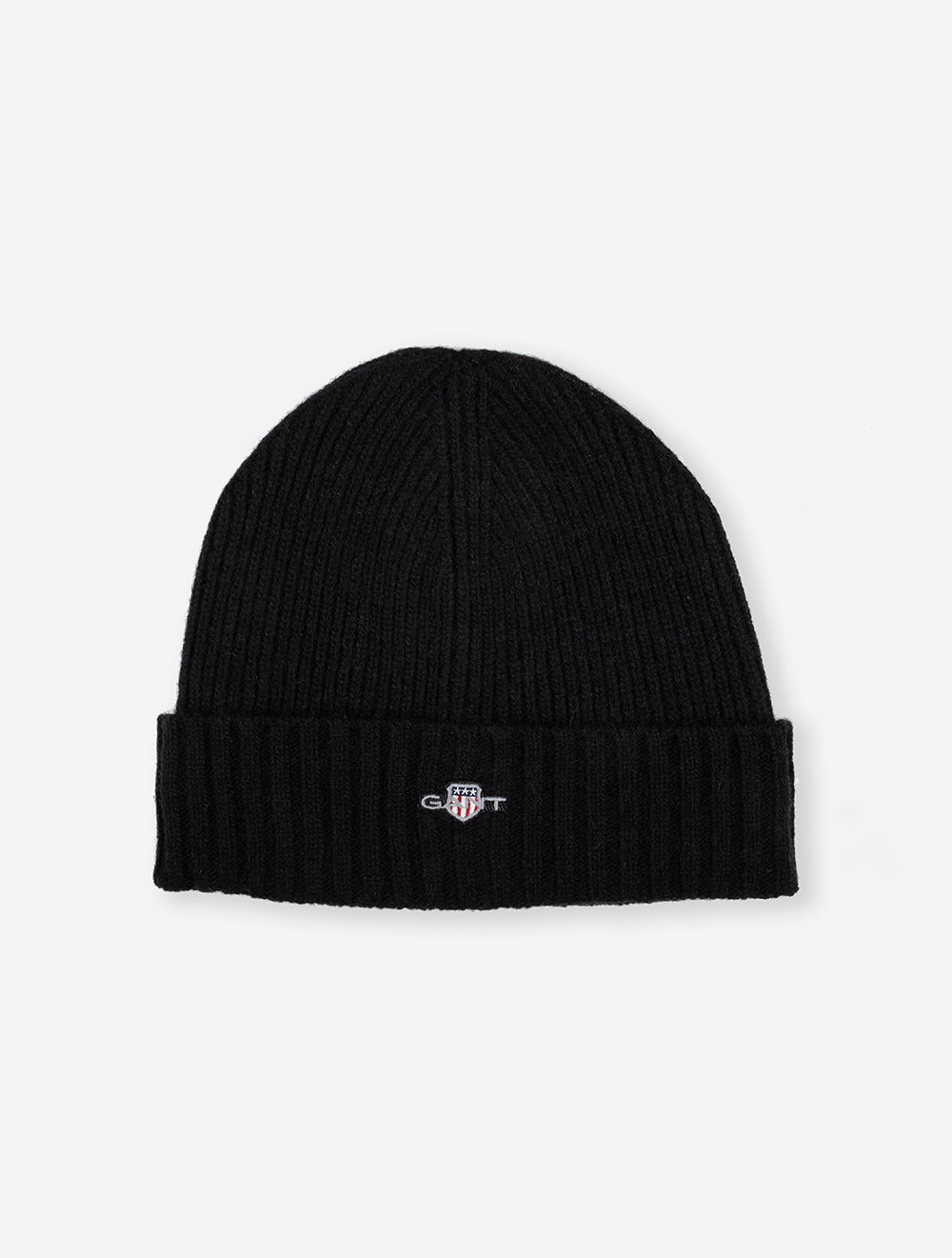 Unisex Shield Wool Beanie Black