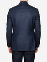 Canali Wool Silk Cashmere Kai Blazer Blue AI3