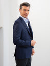 Canali Wool Silk Cashmere Kai Blazer Blue AI1