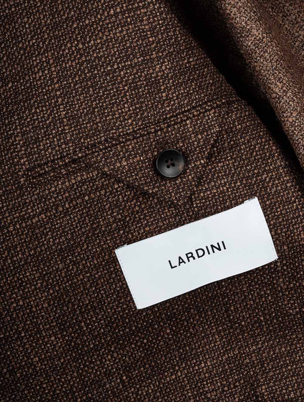 Lardini Weave Jacket Brown AI4