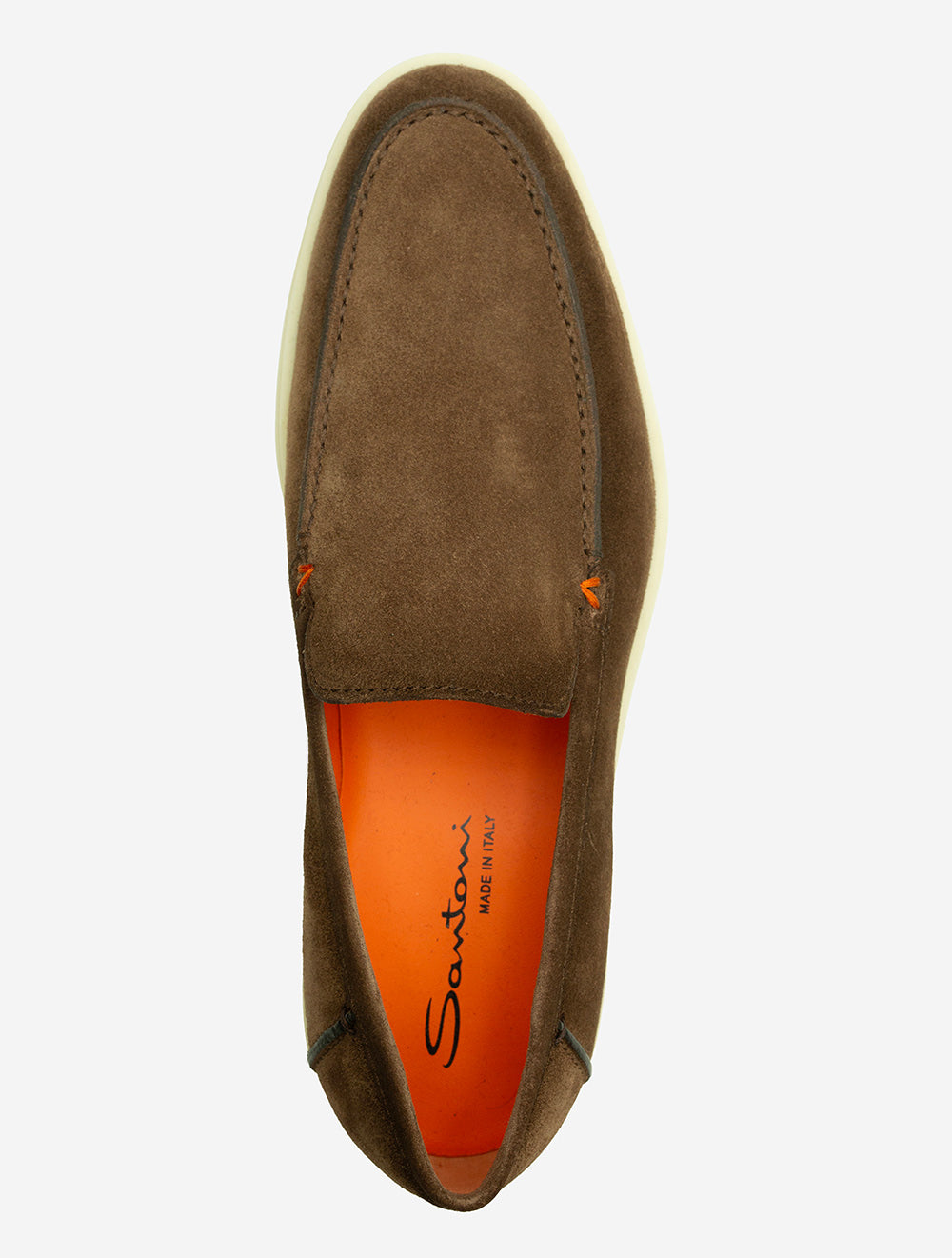 Santoni SANTONI Slip On Tumbled Shoe Light Brown AI4