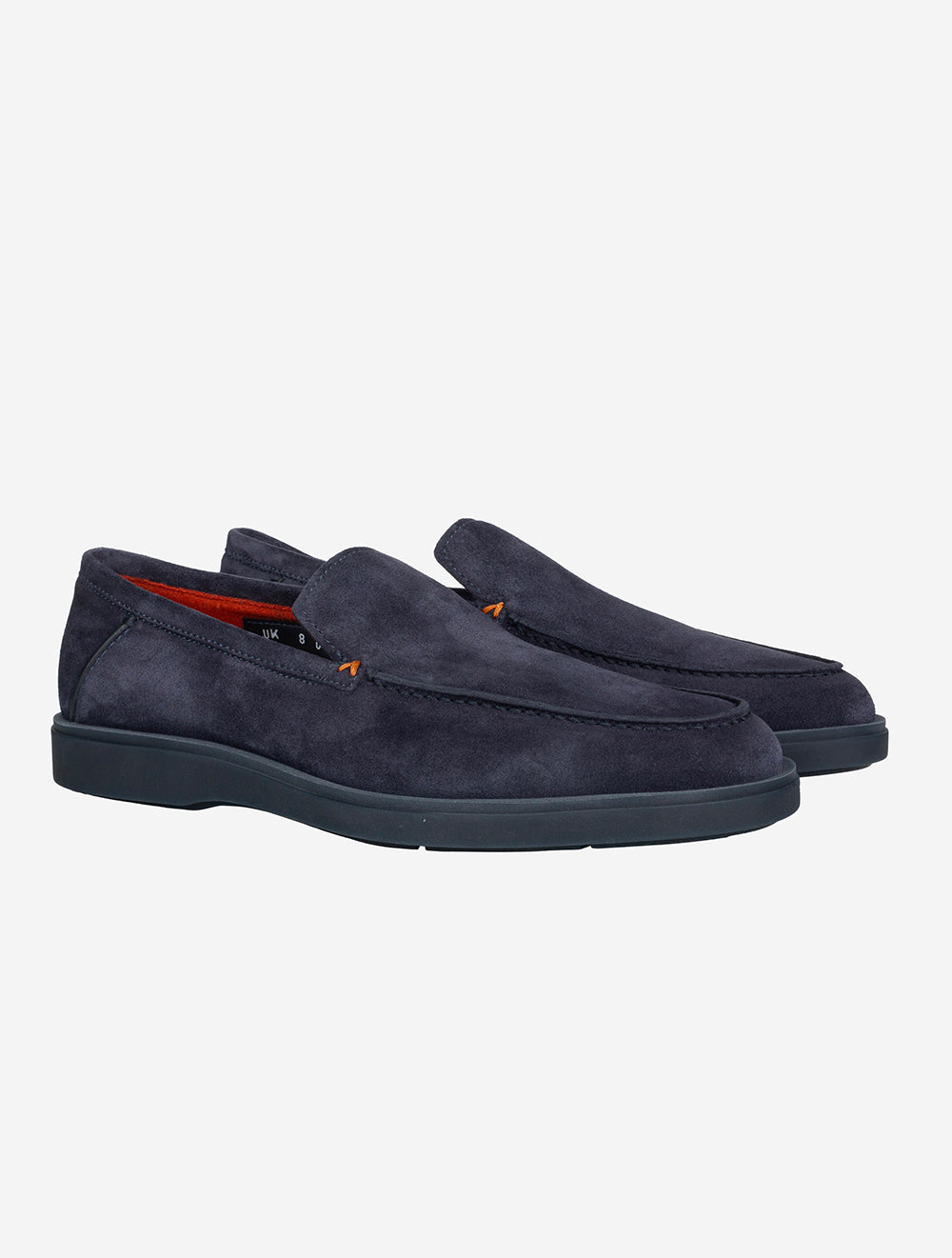 Santoni SANTONI Slip On Tumbled Shoe Navy MI