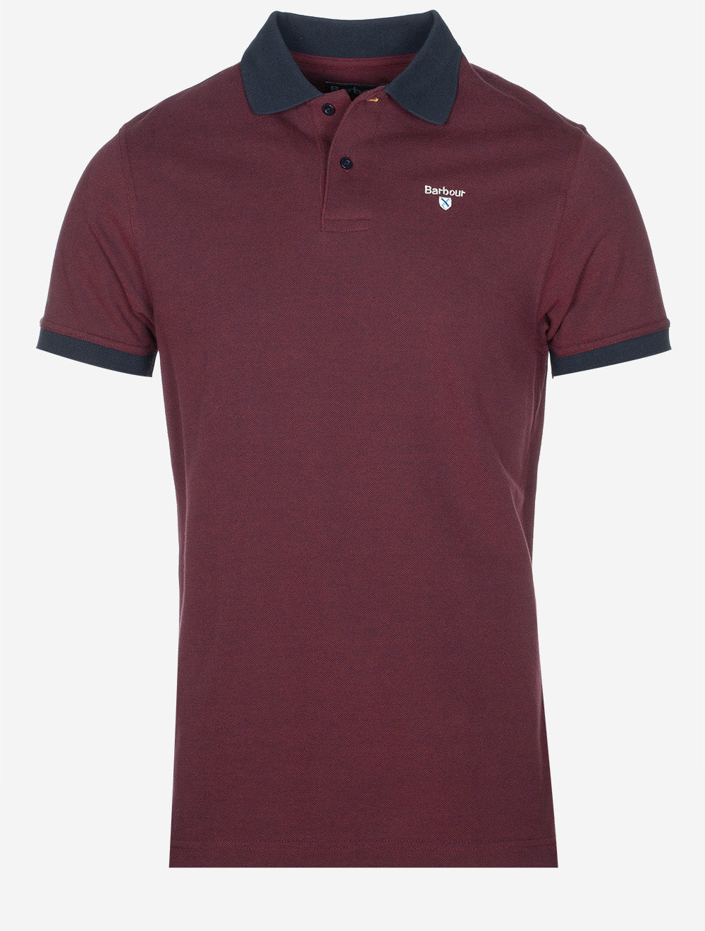 Barbour Essential Sports Polo Mix Dark Red MI