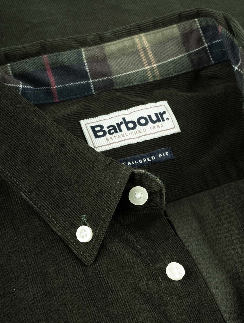 Barbour Cord Tailored Shirt Button Down Grey Top outlet New With Tags Small