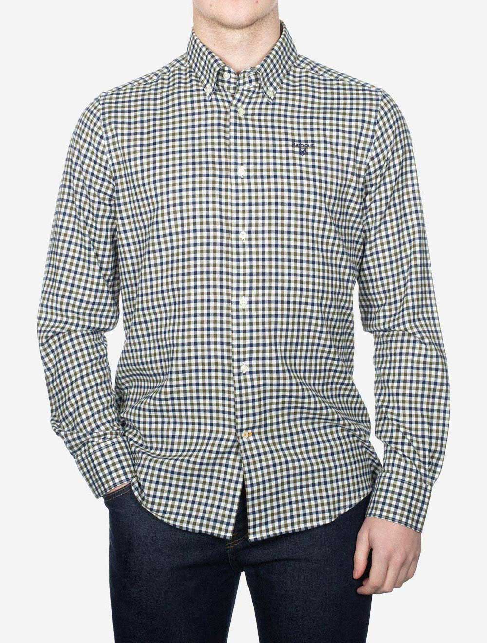 Chemise sur mesure Finkle Olive