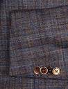 Louis Copeland Subtle Check Sports Jacket Grey AI3