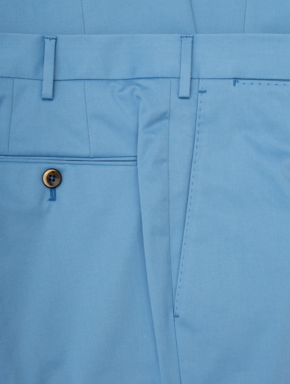 Formal Stretch Chino Duck Egg Blue