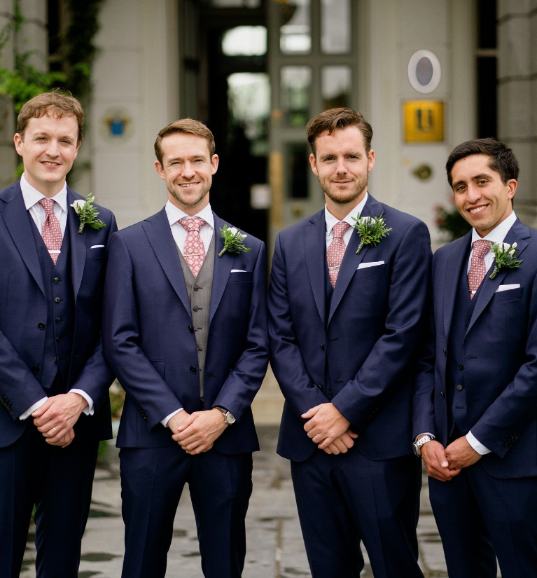 The Ultimate Guide to Groomsmen Suits Styles Colours Accessories C Louis Copeland