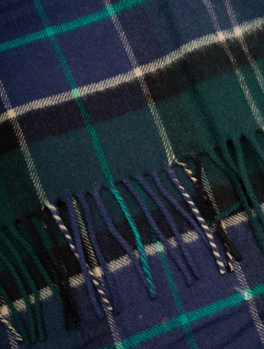 Barbour Yaxley Tartan Scarf Green Loch AI1