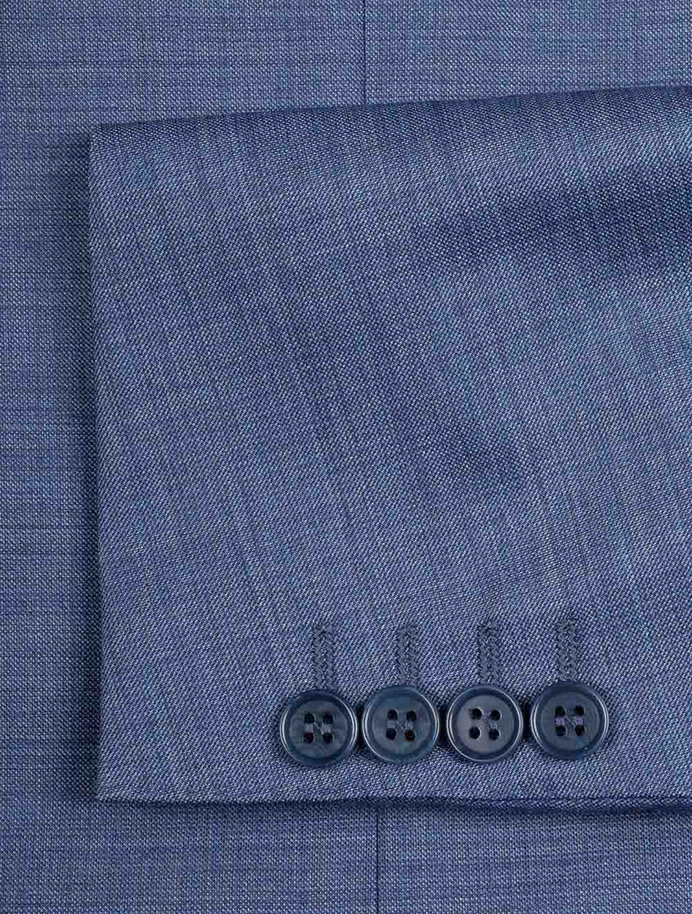 Canali Slub Finished Suit Sky Blue AI3