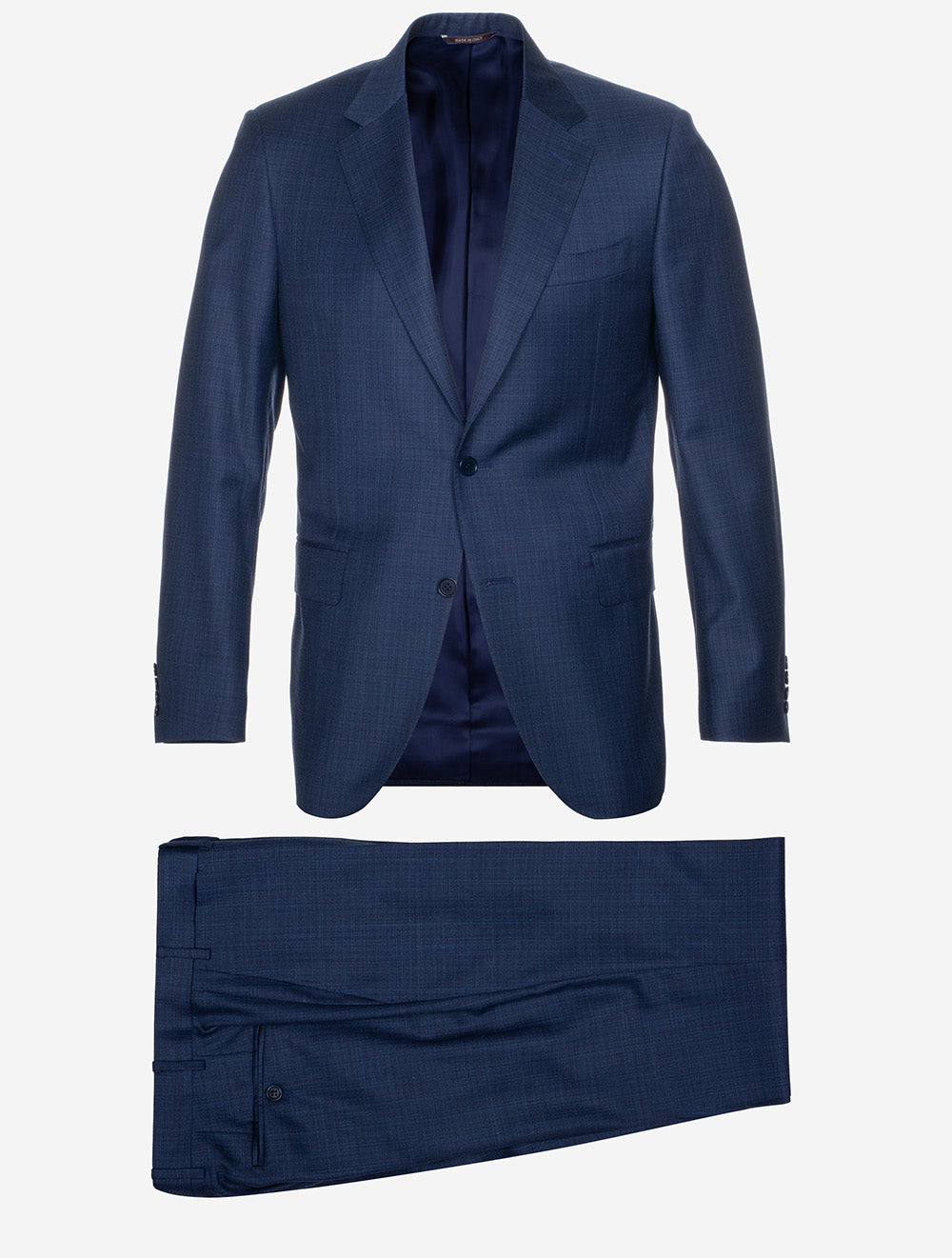 Faint Check Suit Blue