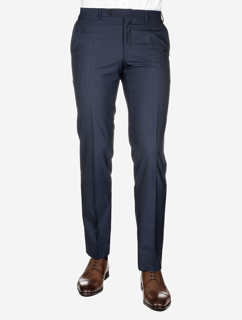 Canali Wool Trousers Navy AI1