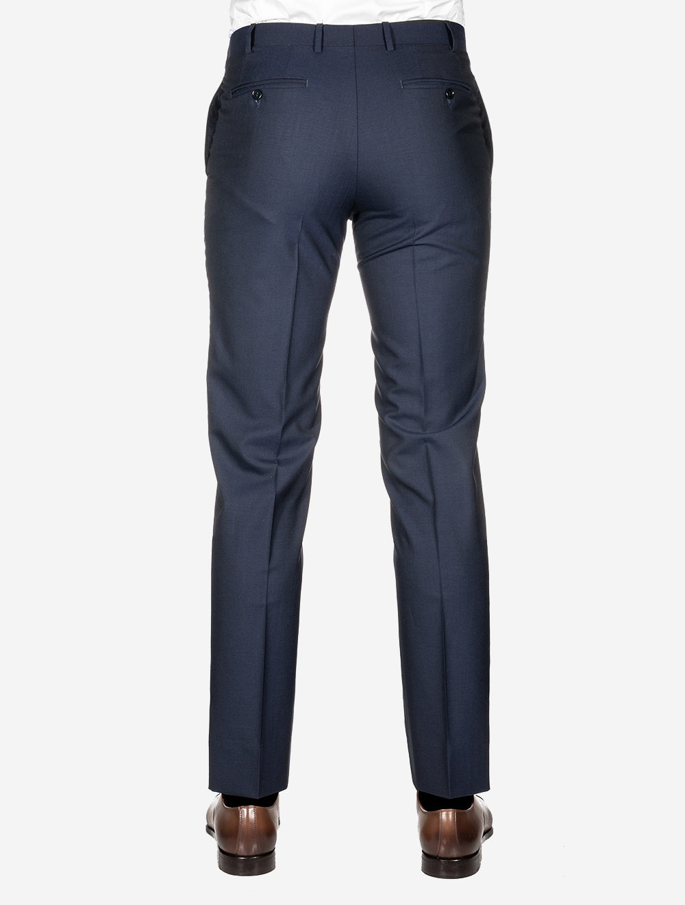 Canali Wool Trousers Navy AI2