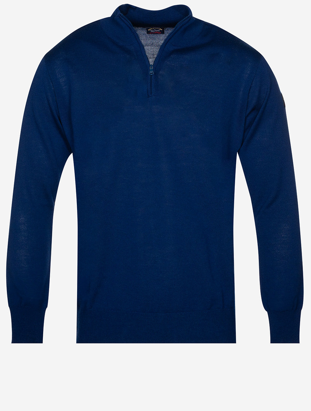 Paul And Shark Mockneck Half Zip Knitwear Blue MI