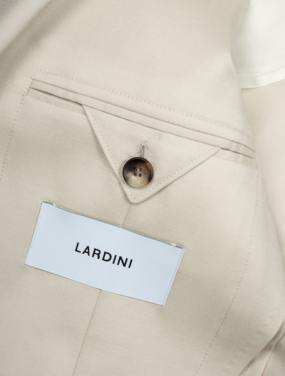 Lardini Wool Silk Suit Beige AI4