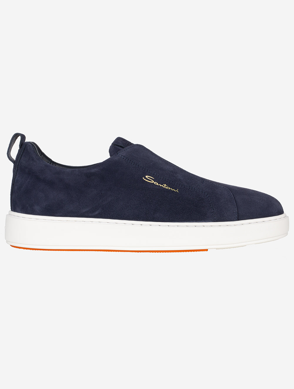 Suede Slip On Sneaker Blue