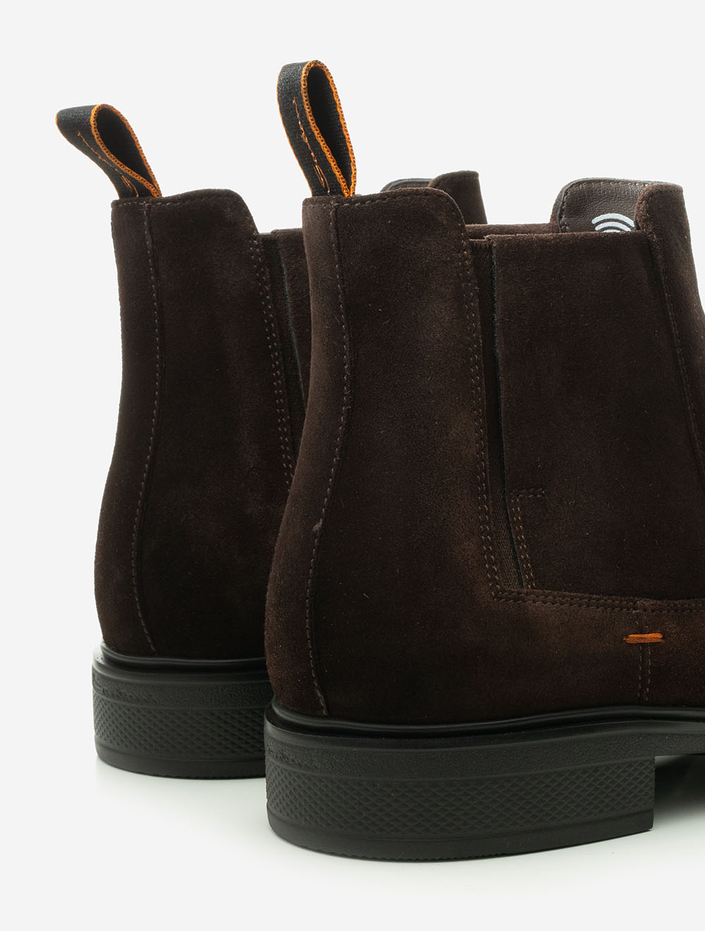 Santoni Suede Chelsea Boot Brown AI3