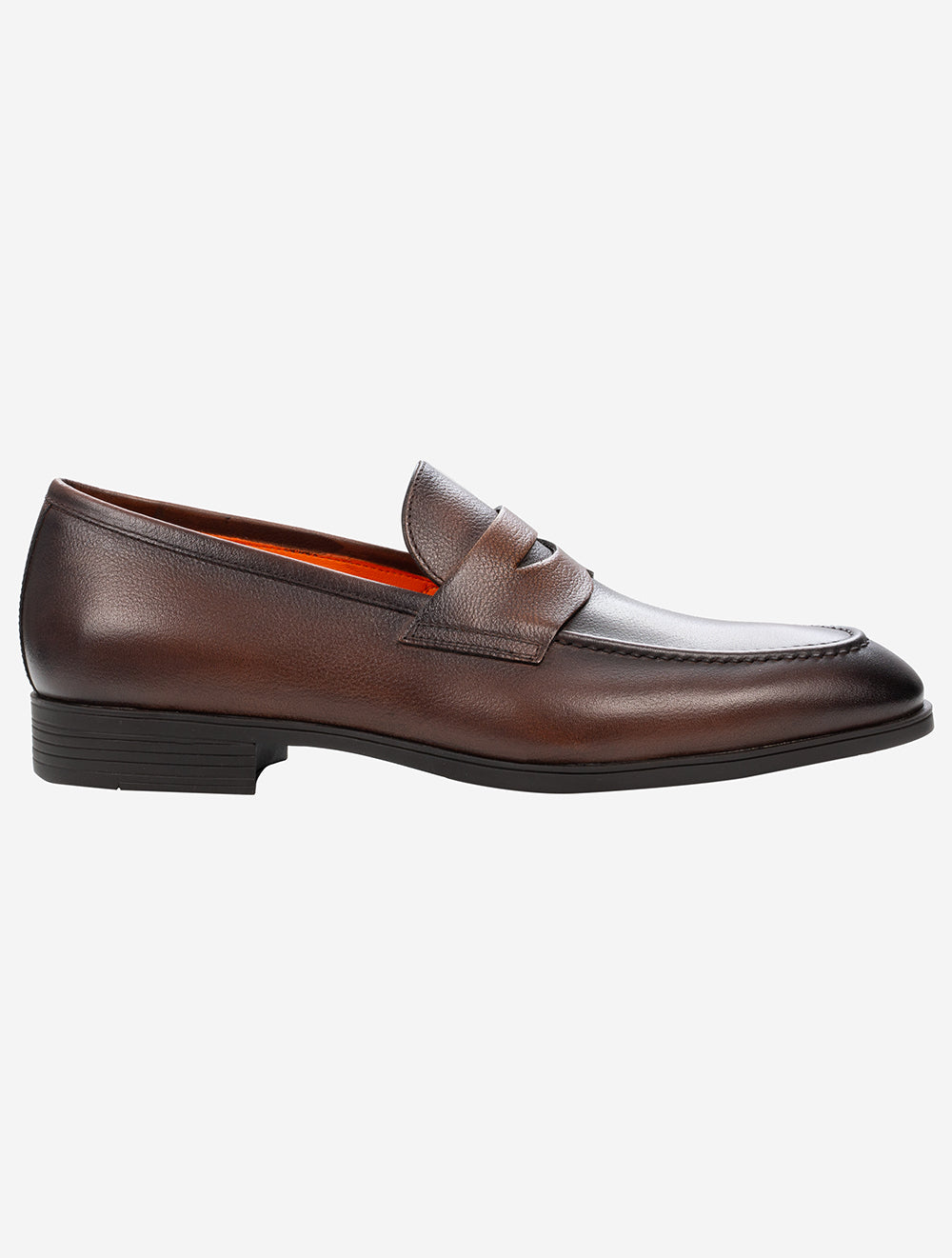 Leather Penny Loafer Shoe Brown