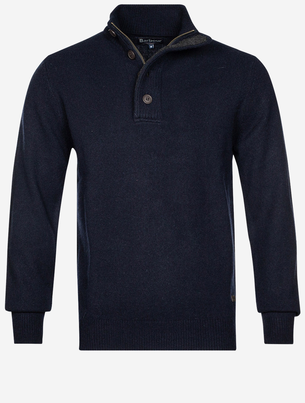 Barbour Patch Half Zip Navy MI