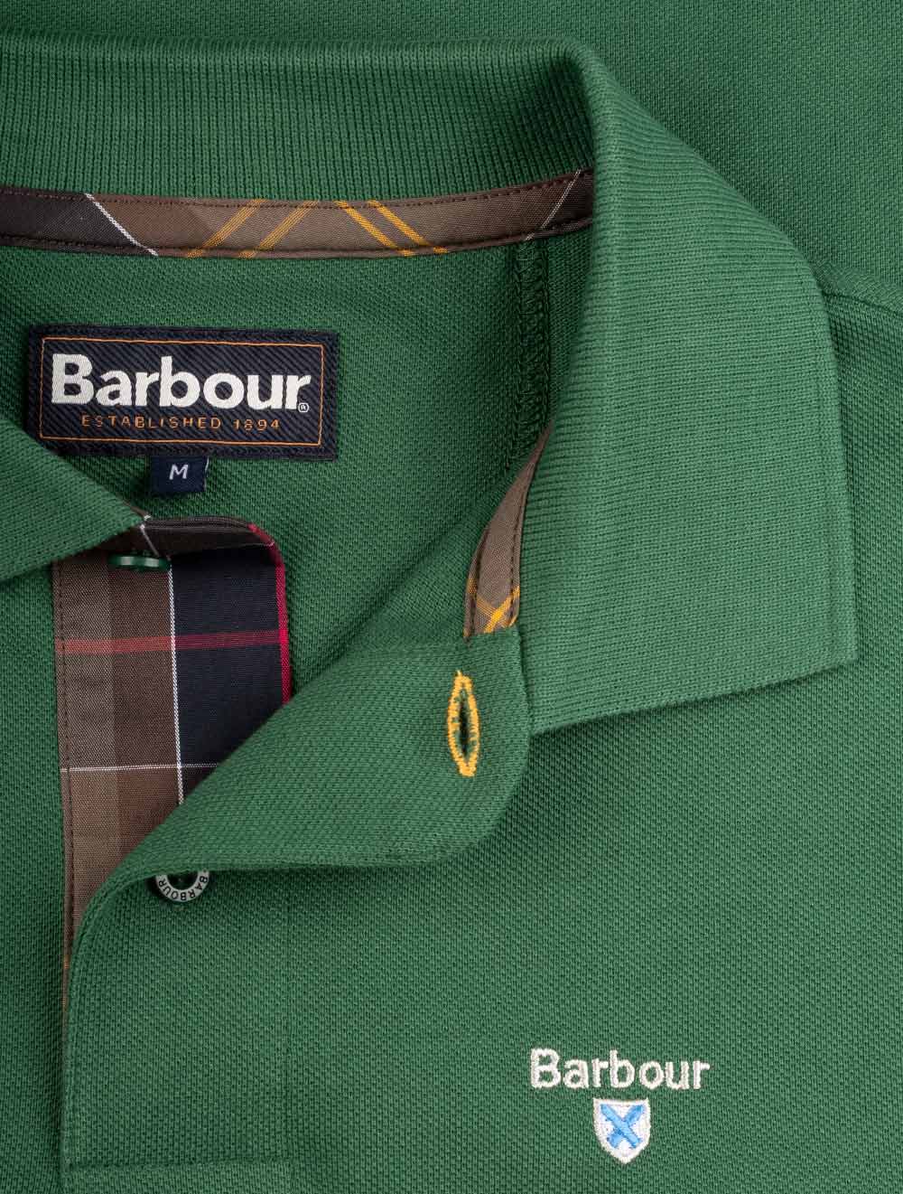 Tartan Pique Polo Racing Green