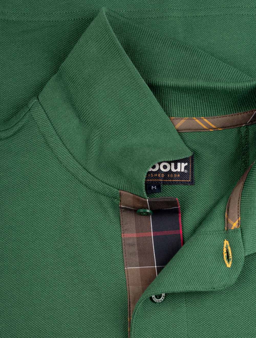 Tartan Pique Polo Racing Green