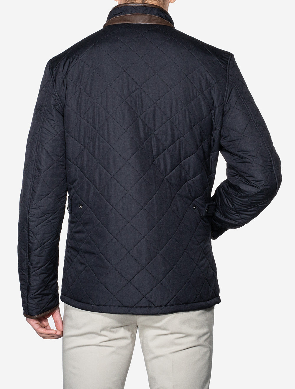 Powell Quilted Jacket Navy