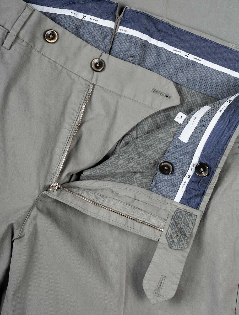 Pt01 Light Stretch Gabardine Trouser Grey AI5