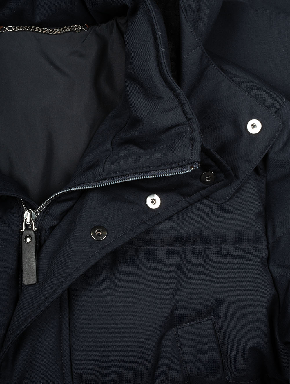 Canali Padded Coat Navy AI3