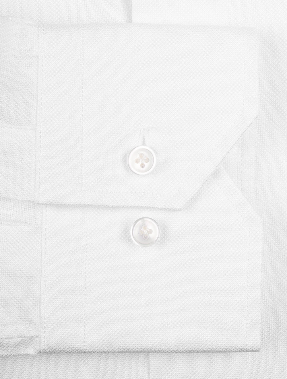 Pinpoint Classic Fit Single Cuff Shirt White