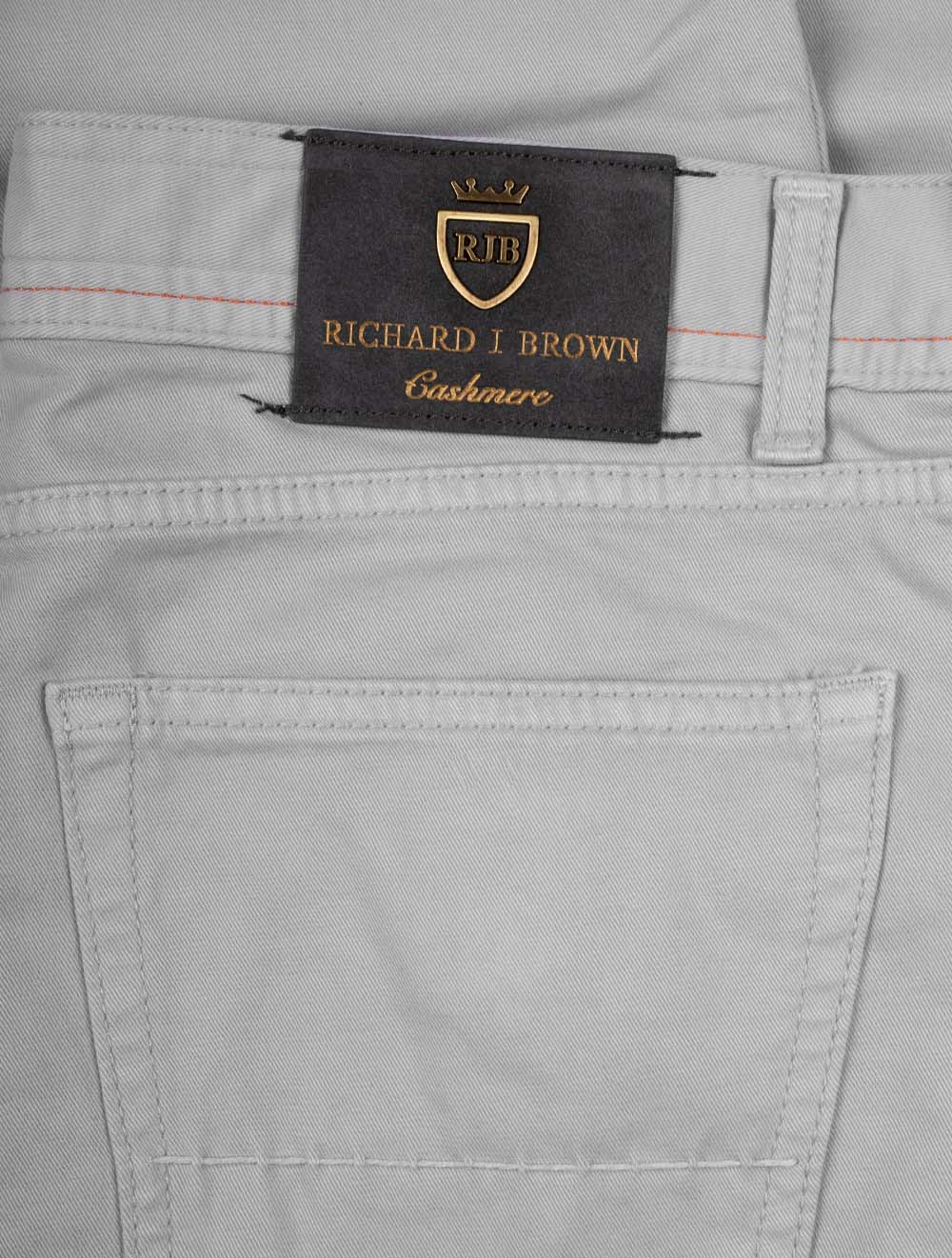 Richard J Brown Milano Luxury Denim Jean Grey AI1