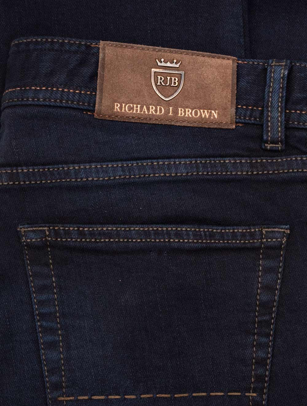 Richard J Brown Icon Daily Comfort Jeans Navy AI3