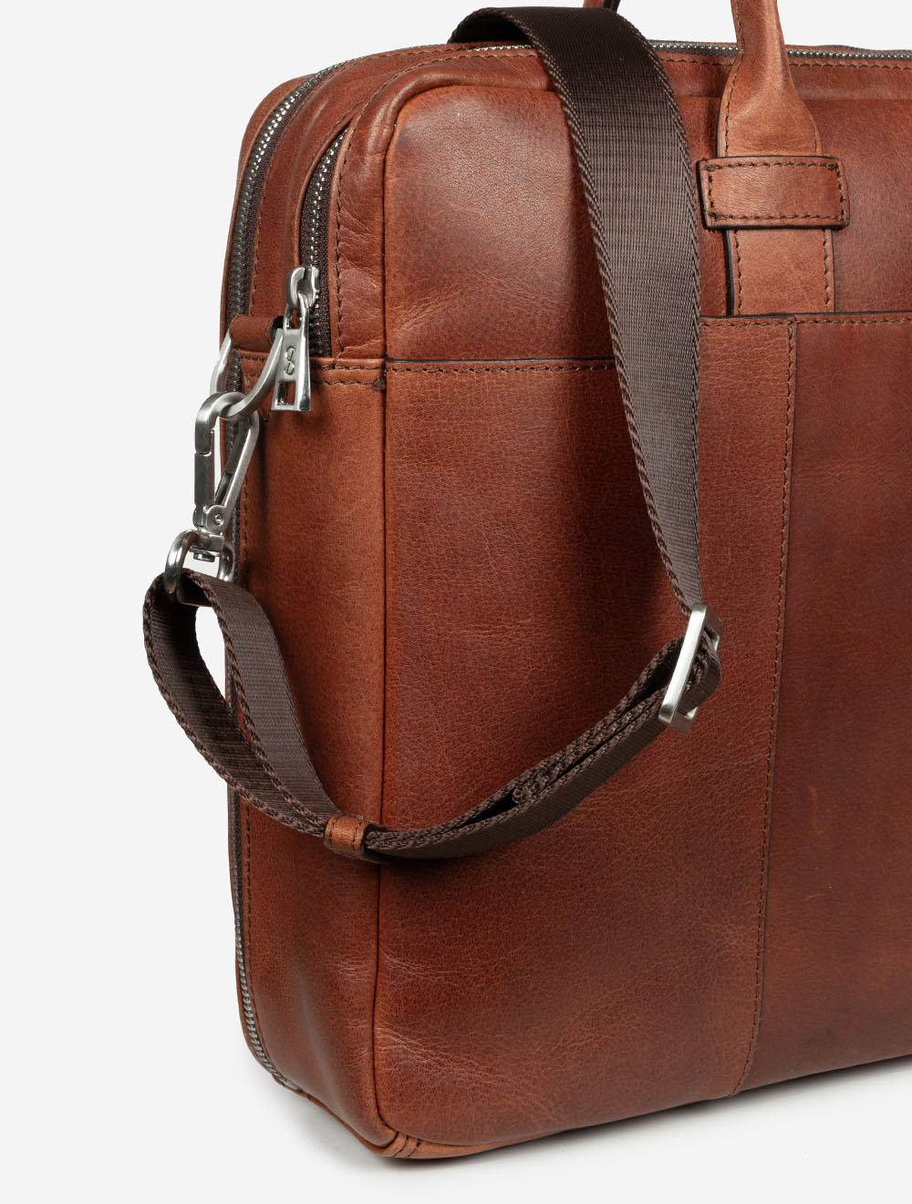 Saddler Vadstena Computer Bag Midbrown AI3