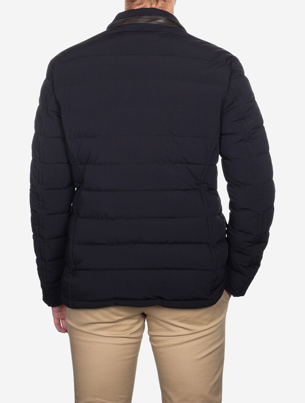 Moorer Zayn KN Puffa Coat Navy AI2