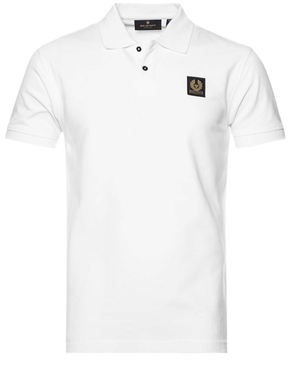 Belstaff Short Sleeve Polo With Patch White MI