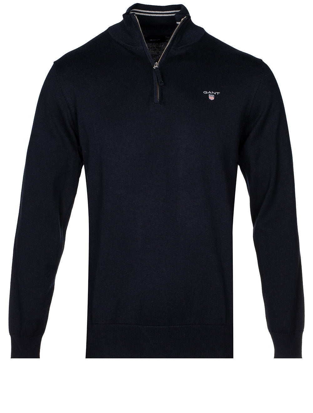 Gant Classic Cotton Half Zip Evening Blue MI