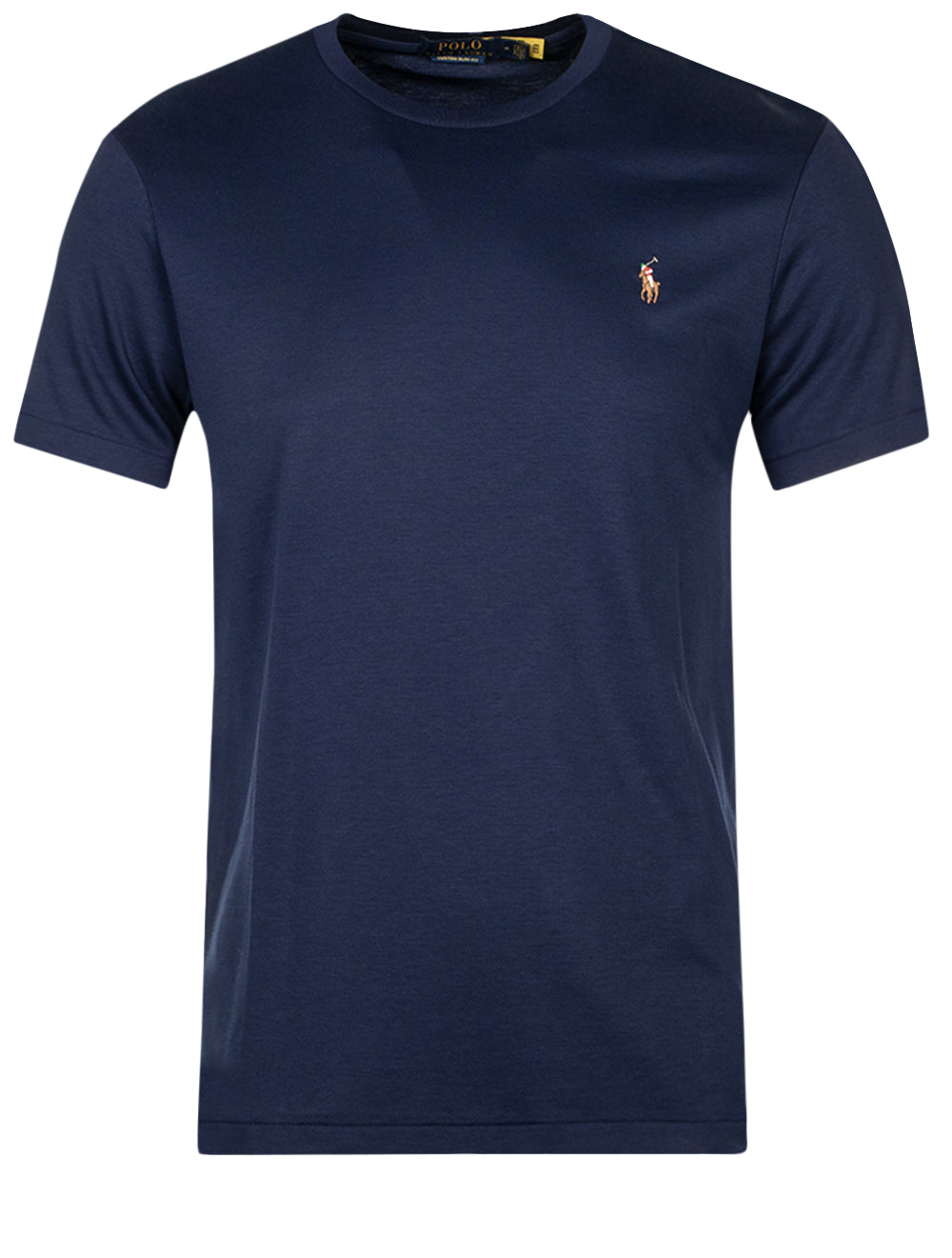 Ralph Lauren Custom Slim Fit Soft Cotton T-Shirt Cruise Navy MI