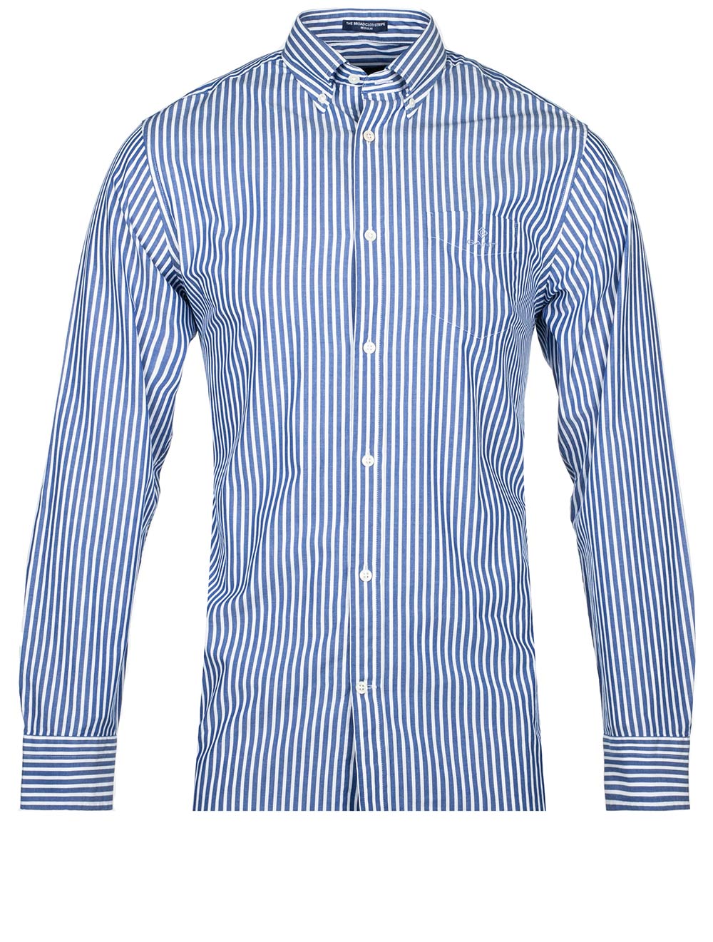 Gant Regular Buttondown Broadcloth Stripe College Blue MI