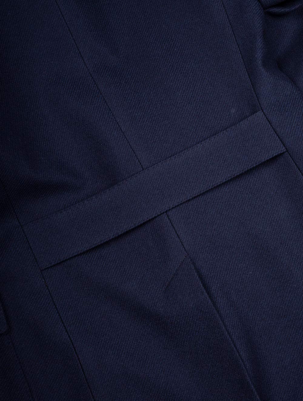 Lubiam Twill Overcoat With Insert Navy AI4