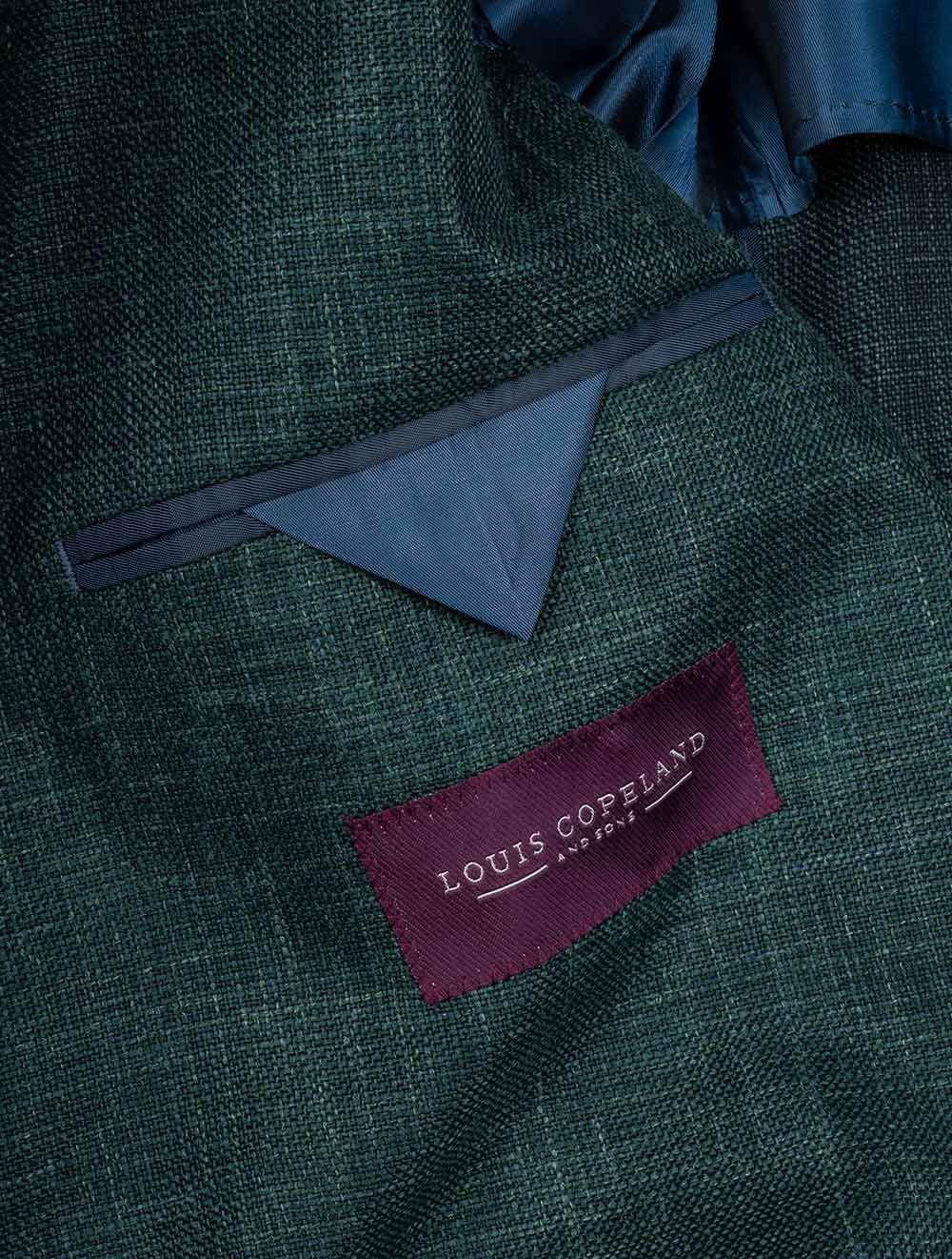 Louis Copeland Fleck Loro Piana Blazer Green AI4