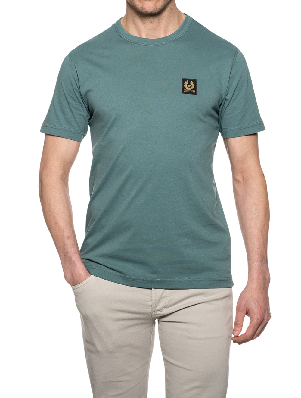 Belstaff Basic T-shirt Faded Teal AI1