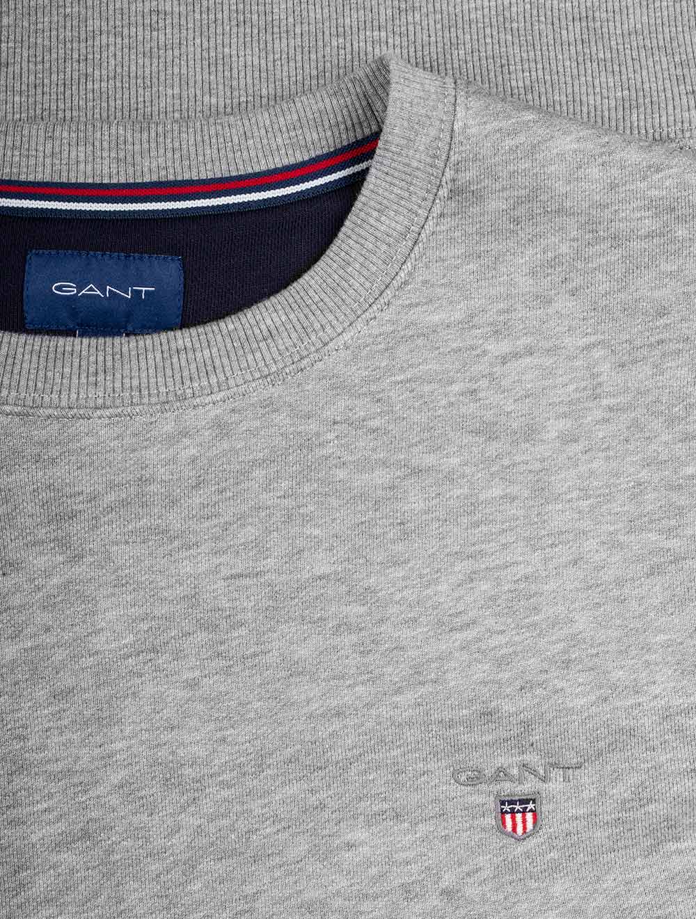 Gant Original Crewneck Sweater Grey Melange AI3