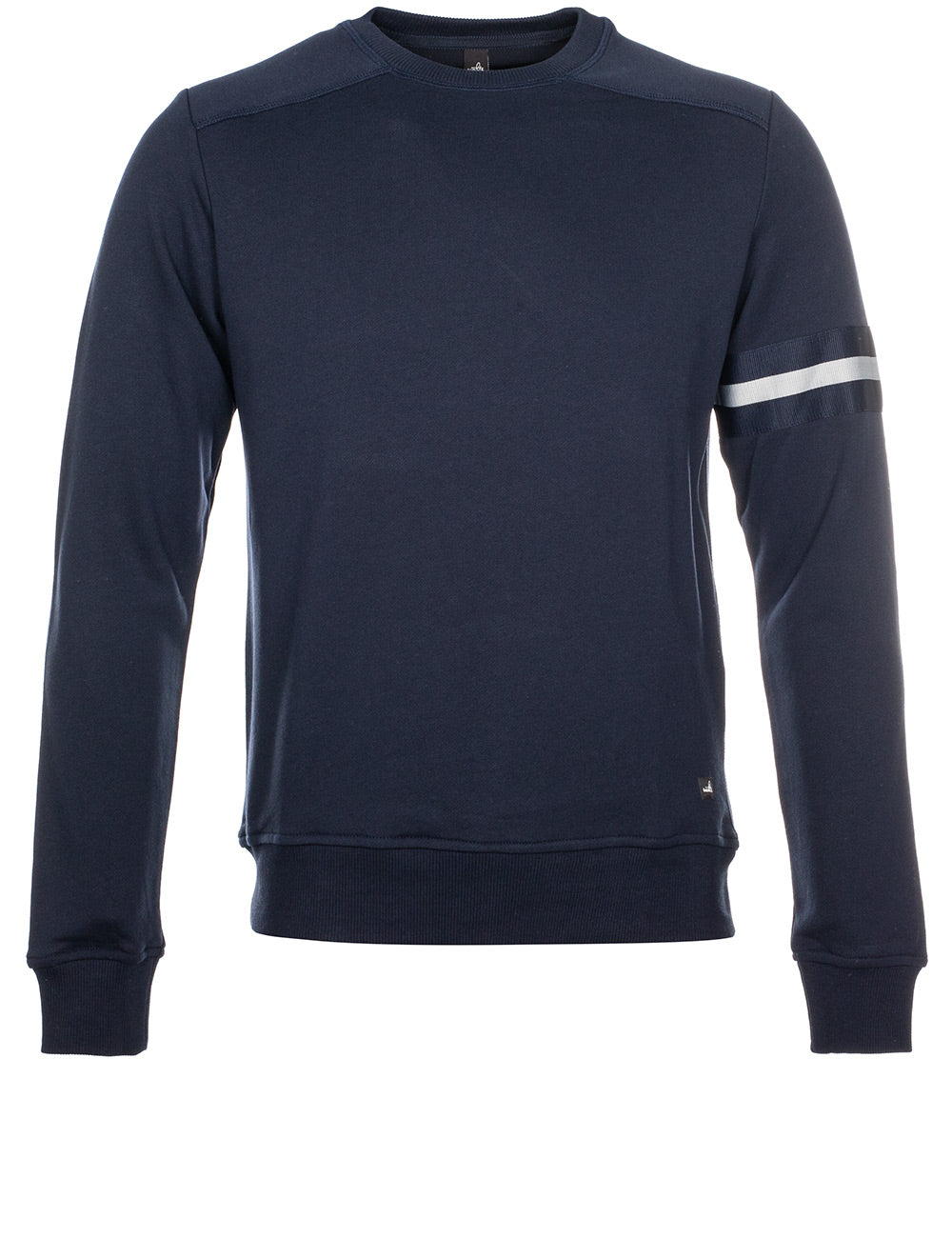 Wahts Moore Crew Neck Sweater Navy Blue MI